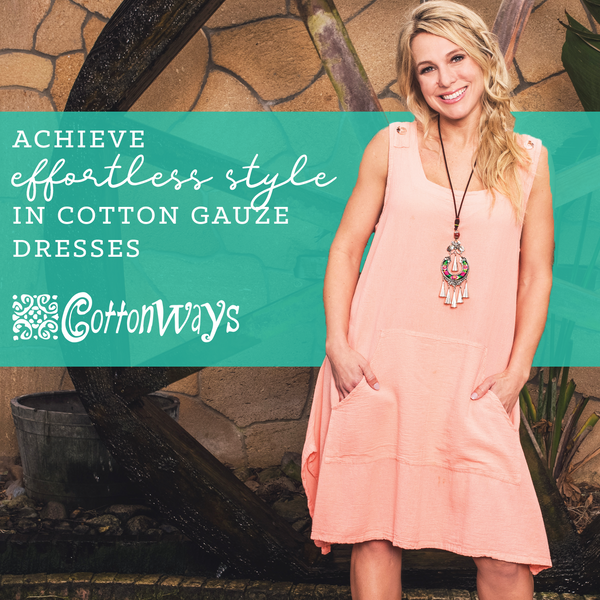 Achieve Effortless Style in Cotton Gauze Dresses