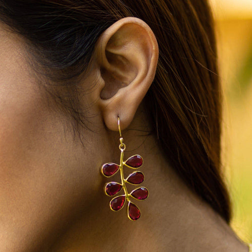Foliage Earrings - VER0005 Anuschka