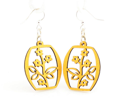 126 Potted Flower Blossoms Earrings