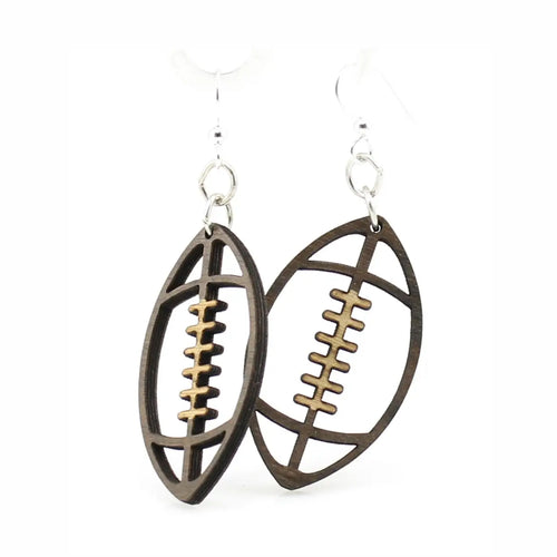 1340 Football Earrings
