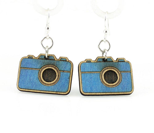 1447 Small Camera Earrings