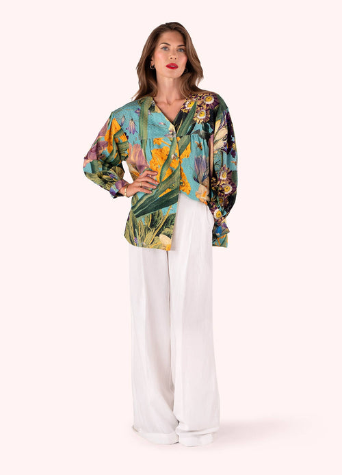Short Cotton Jacket - Spring Flora