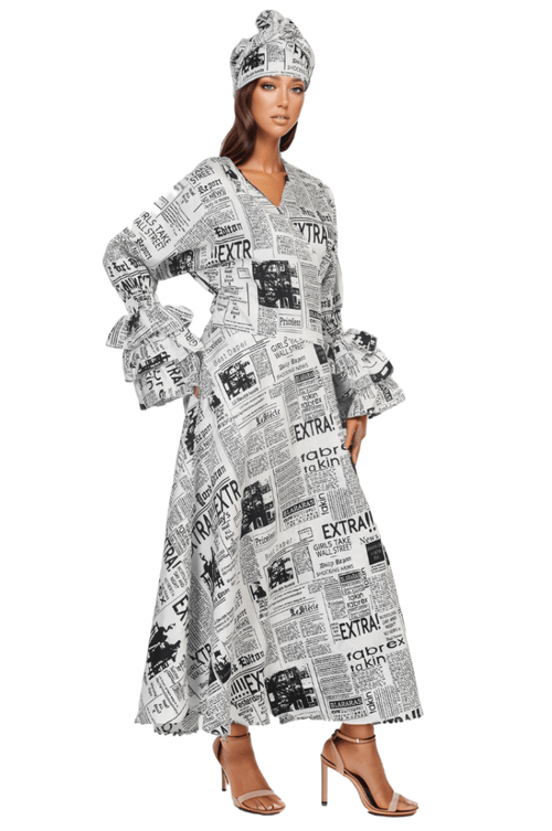 241624 paper Dress