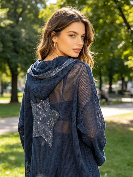 60992 Openwork Cotton Cardigan