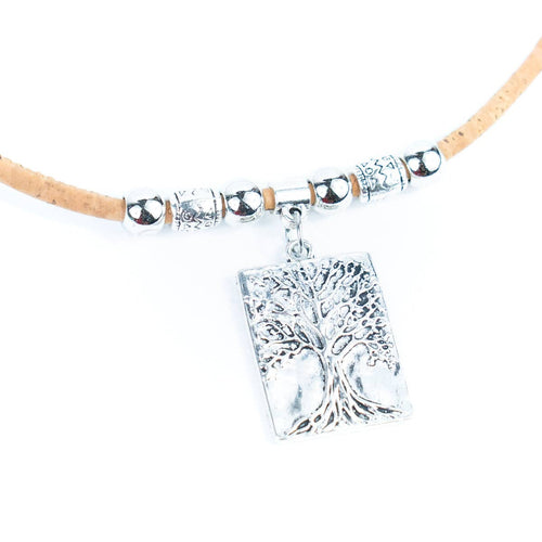 Tree of Life Cork Necklace 1074