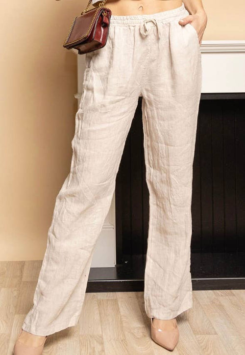 Linen Pant with Pockets 23103