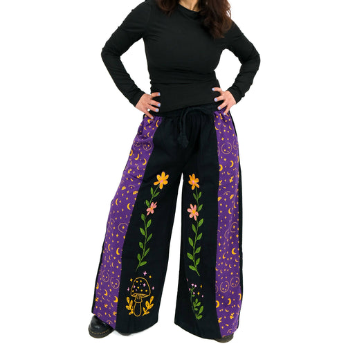 Celestial Bloom Wide Leg Pants KN390