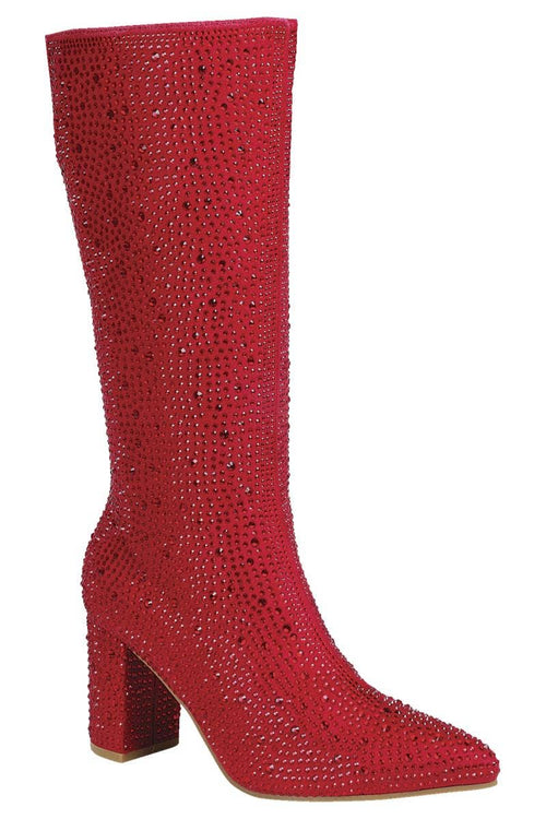 Red Bling Iceberg Boots