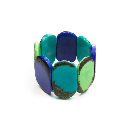 Carved Disc Tagua Bracelet