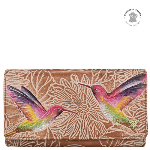 Accordion Flap Wallet - 1112 TBR-TAN