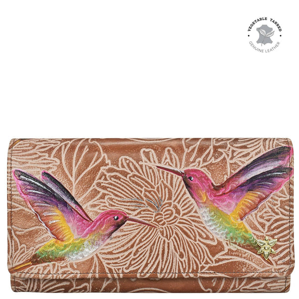 Accordion Flap Wallet - 1112 TBR-TAN