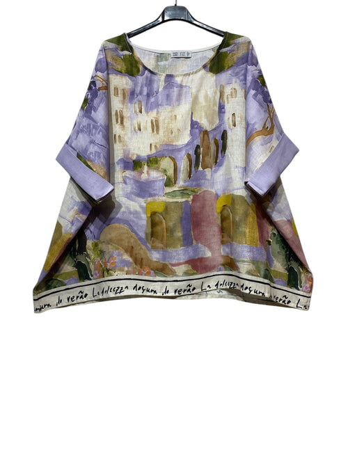 5938 Garden Linen Top