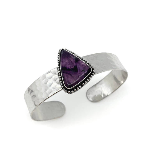 Kashi Semiprecious Stone Cuff - Amethyst R47AM