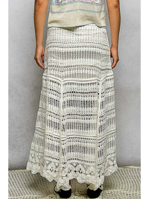 Crochet Maxi Skirt SMC225