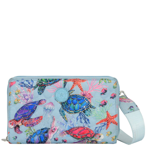 Anuschka Quilted Cloth Organizer Crossbody-18004