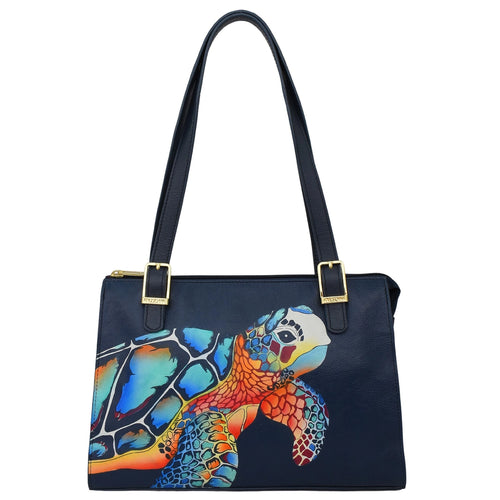 Anuschka Leather Shoulder Bag - 7591 GSP