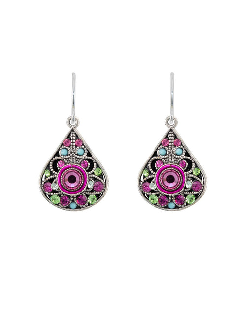 7955-ROSE Large FilIgree Earring-Rose