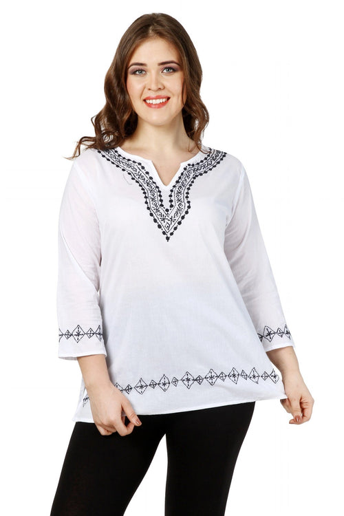 90141 3/4 sleeve tunic