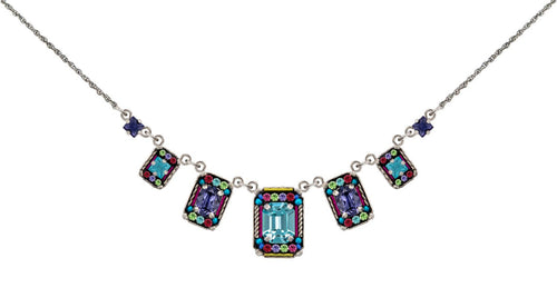 9086-MC Duchess Medium Necklace-Multicolor