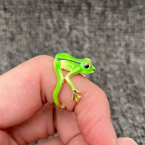 Enamel Tree Frog Ring 61941