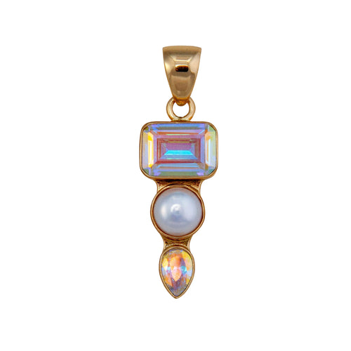 Mist Triple Pearl Necklace