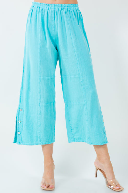Frankie Cotton Gauze Pants with Pockets