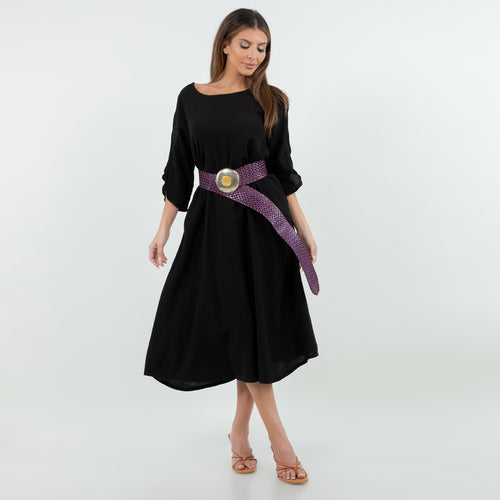 Eva Peek-a-Boo Sleeve Dress *