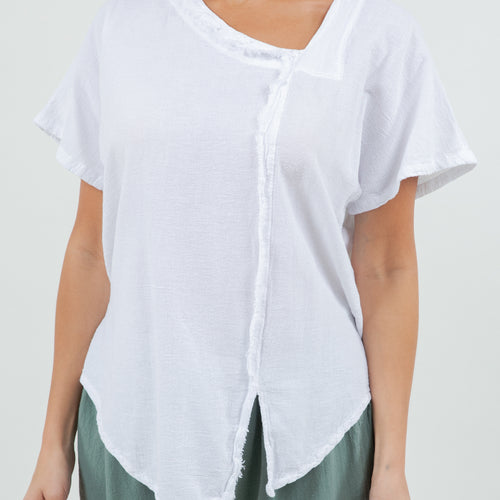 Marilyn SALE Top 100% Cotton Gauze