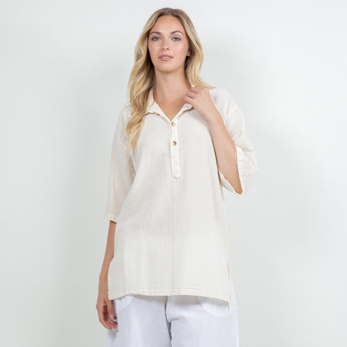 Mark Top Resort Wear 100% Gauze *