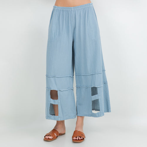 Tiana Sale Pant 100% Cotton Gauze with Pockets