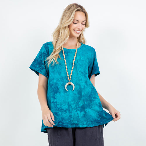 Lauri Top with Pocket Detail! 100% Cotton Gauze