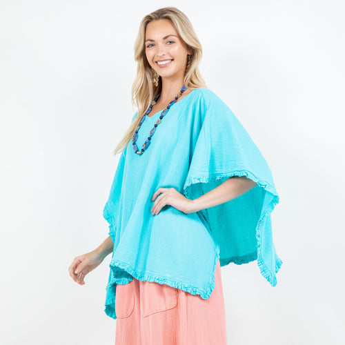 Sharon Tunic Top - 100% Cotton Gauze Sale