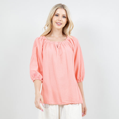 Presley Top 100% Cotton Gauze OSFM Sale
