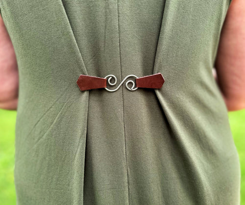 Kardiklips - Leather Swirl Cinch Clip