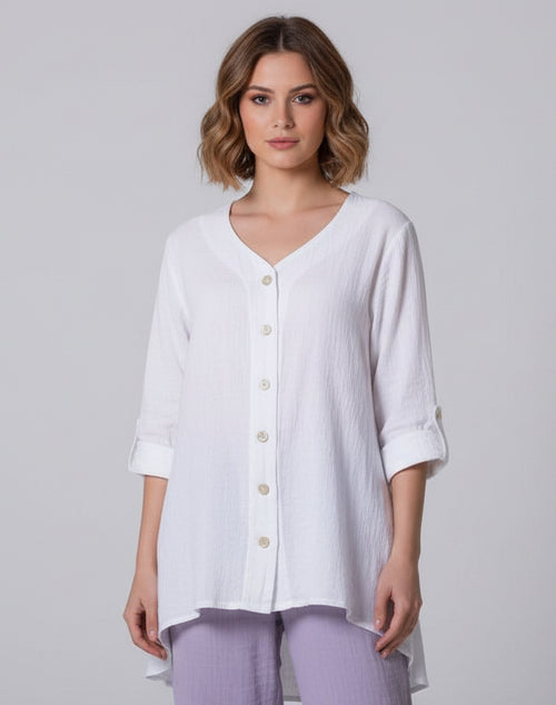 Petunia Cotton Gauze Top