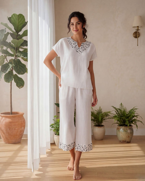 Mackenzie Cotton Gauze Pant