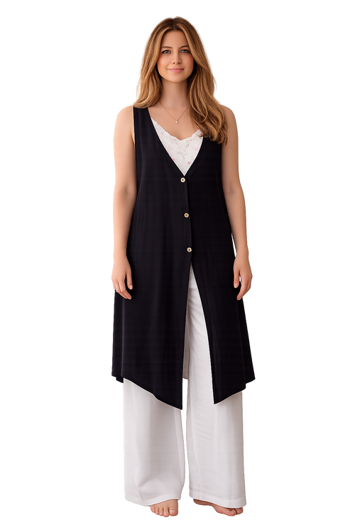 Tokyo Cotton Gauze Vest