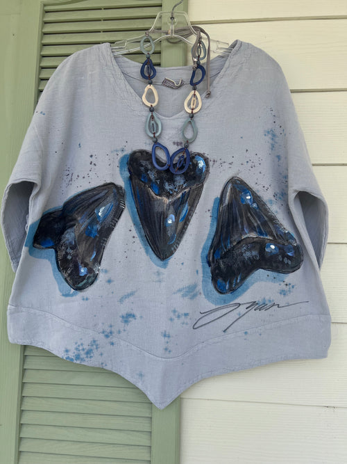 Three Megs Hand-Painted Top