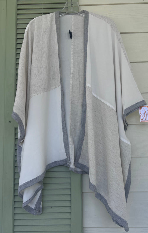 523 White Beige Top
