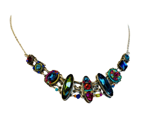 8907 Firefly La Dolce Vita Petite Crystal Necklace