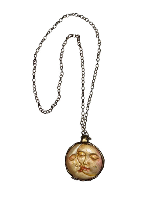 Shell Moon Reversible Necklace