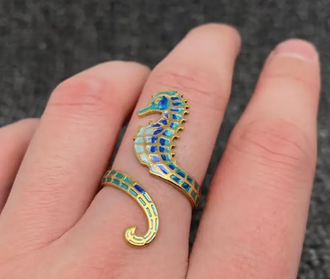 65328 SEAHORSE RING
