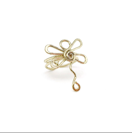 Gold Plated Adjustable Rings