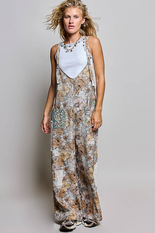 Vintage Floral Overalls GWP159