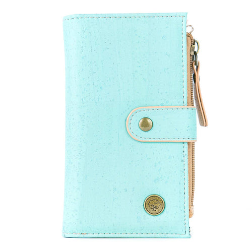 Chic Solid Color Cork Wallet 2350
