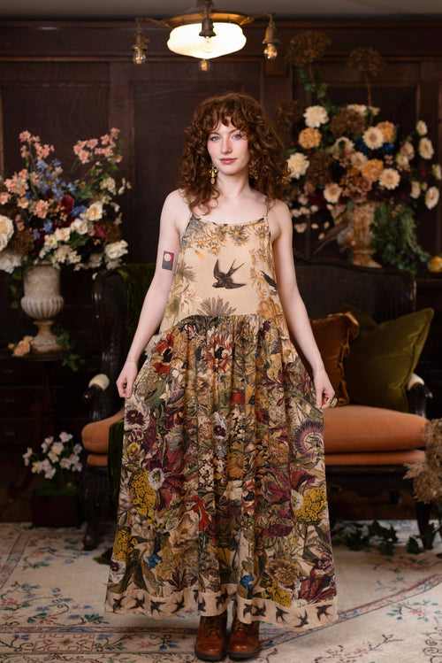Golden Hour Bohéme Long Dress w/ Floral Print