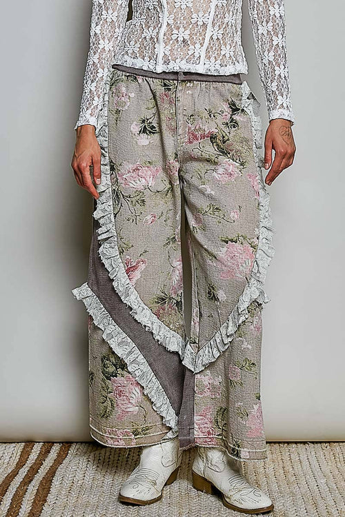 Ruffle Patch Pants UKP92