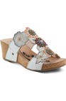 L'Artiste Pretty Petals Sandals White Multi