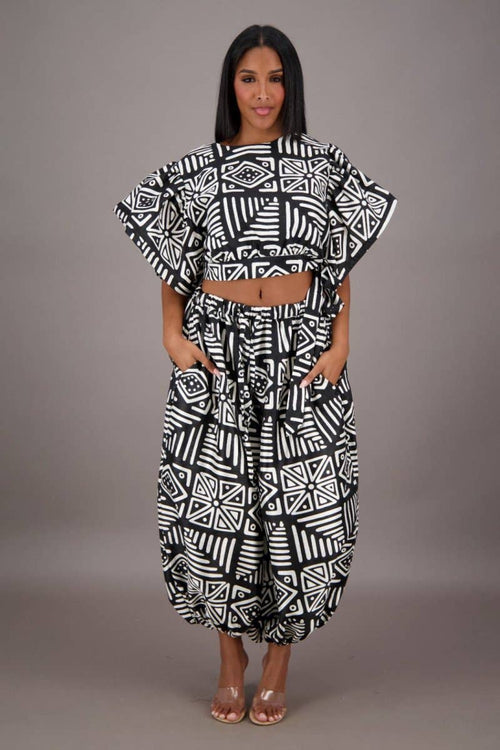 25078-B089 African Wax Print Style Set