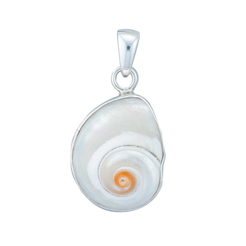 Sterling Silver Cinnerus Shell Pendant